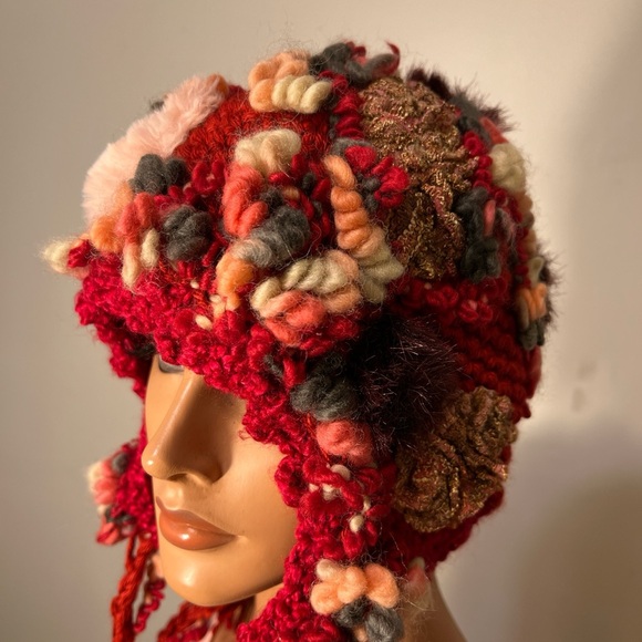 Hat Freeform cup style Hat Personalized handmade hat - Picture 7 of 11